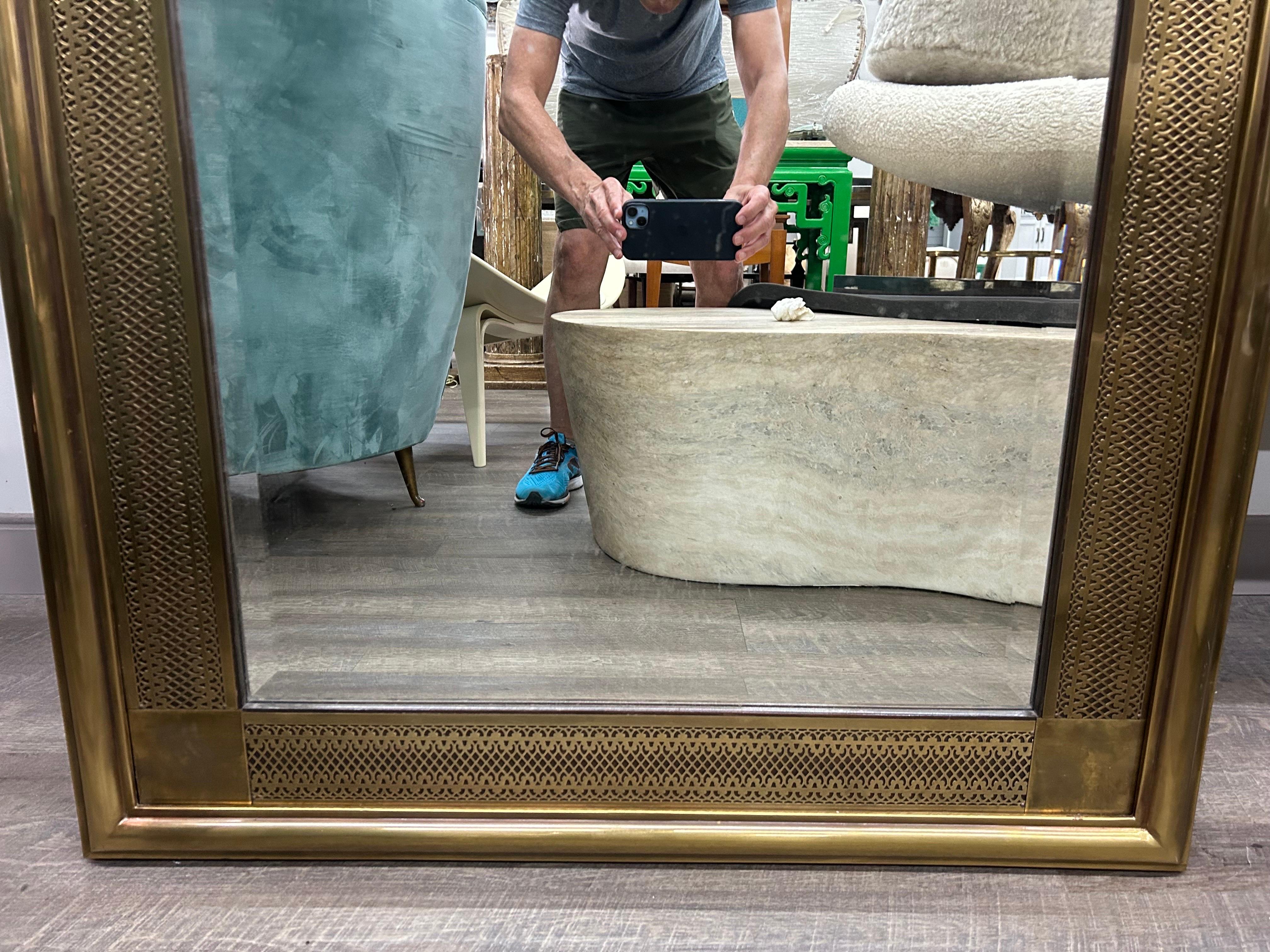Miroir biseauté de style arabesque Mastercraft en vente 6