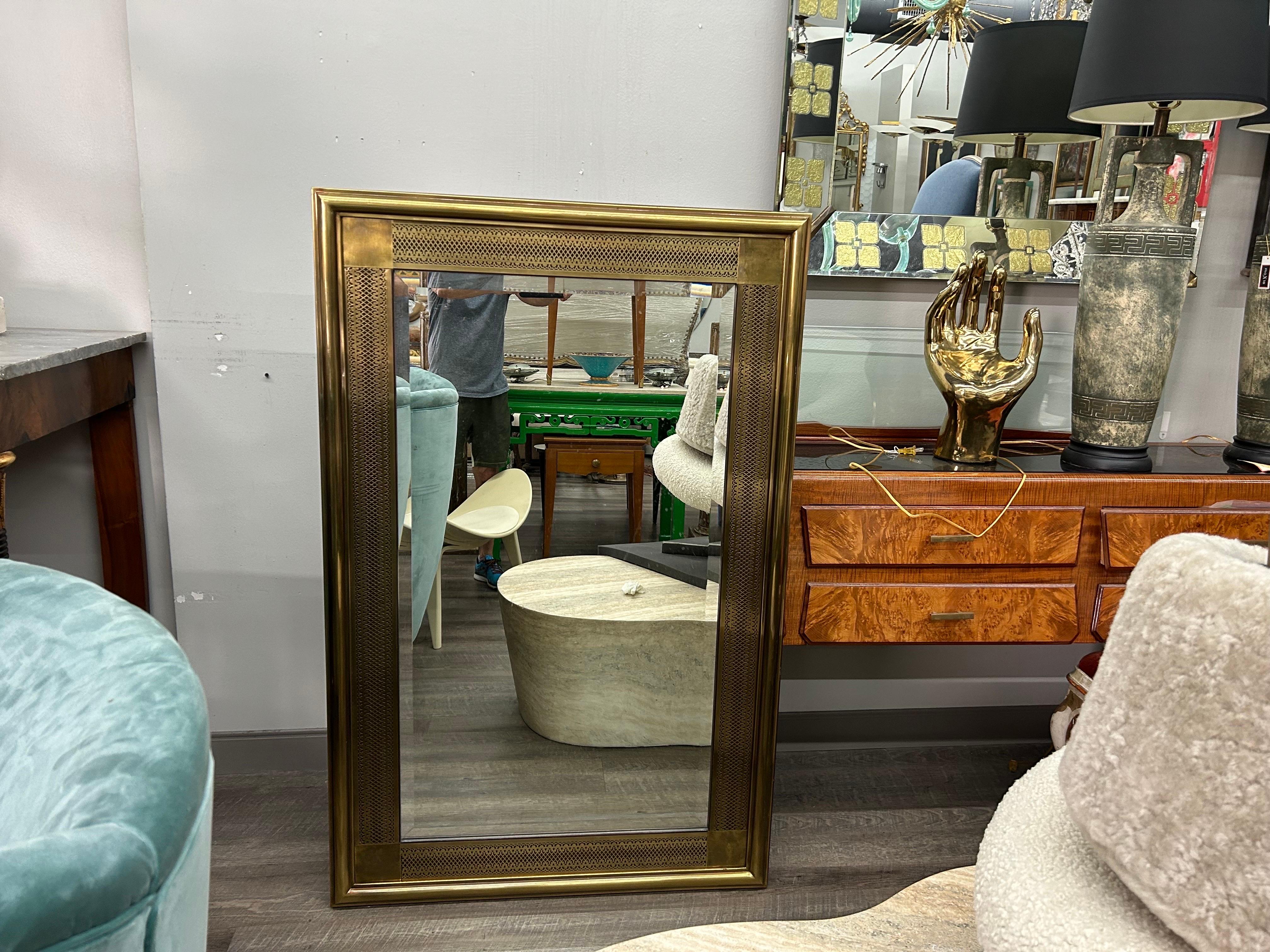 Miroir biseauté de style arabesque Mastercraft en vente 8