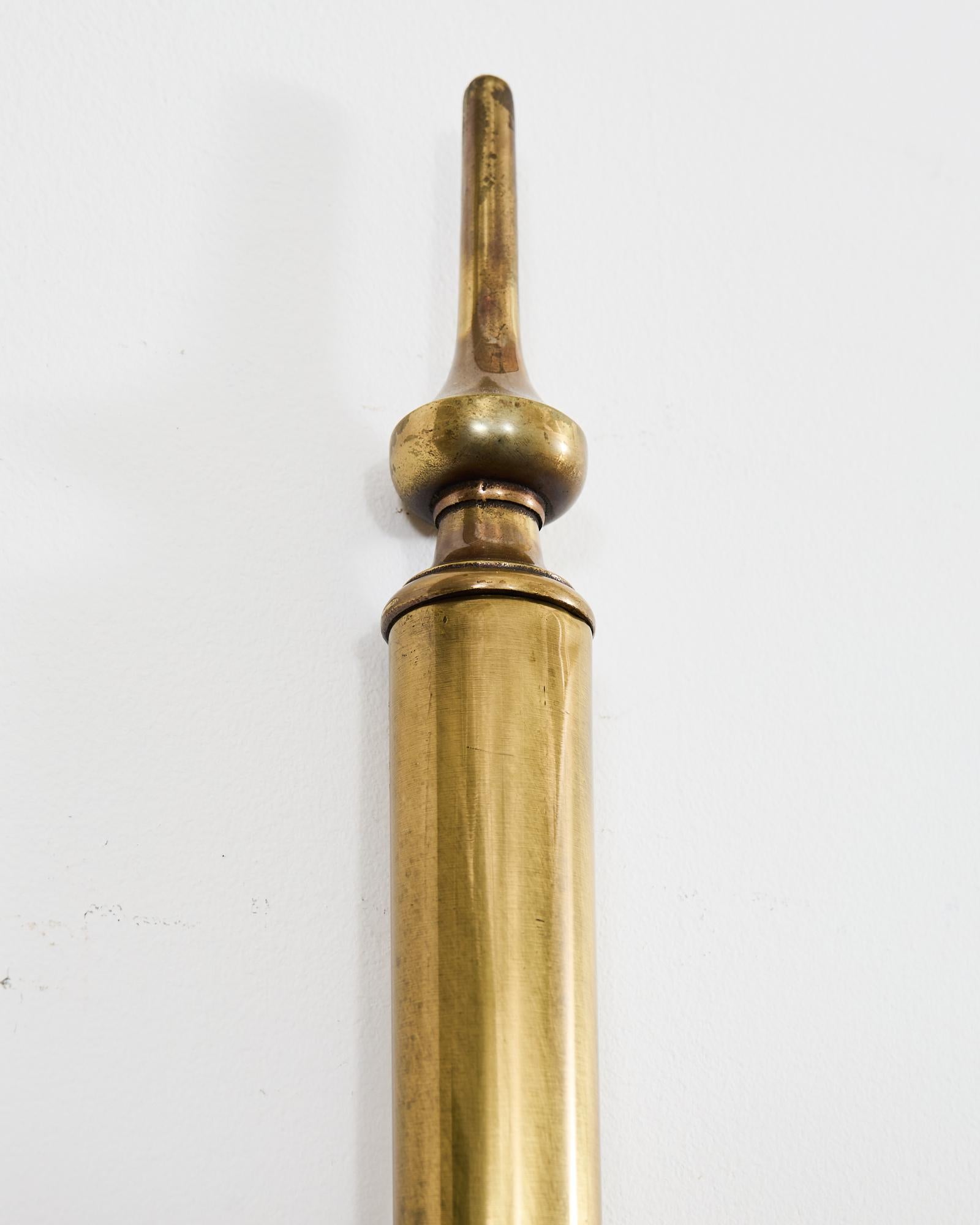 Mastercraft Attributed Neoclassical Brass Faux Bamboo Headboard 3