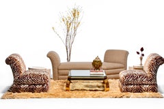 Mastercraft Brass and Glass Ming Coffee Table c. 1970s