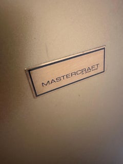 Mastercraft Messing gewölbt abgeschrägter Spiegel