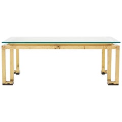Mastercraft Brass Coffee Table