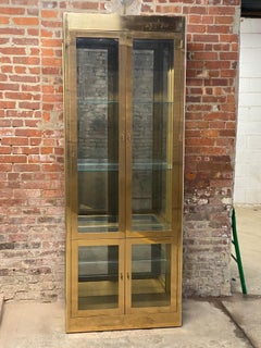 Mastercraft Brass Display Cabinet