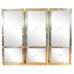 MasterCraft Brass & Glass Cabinet