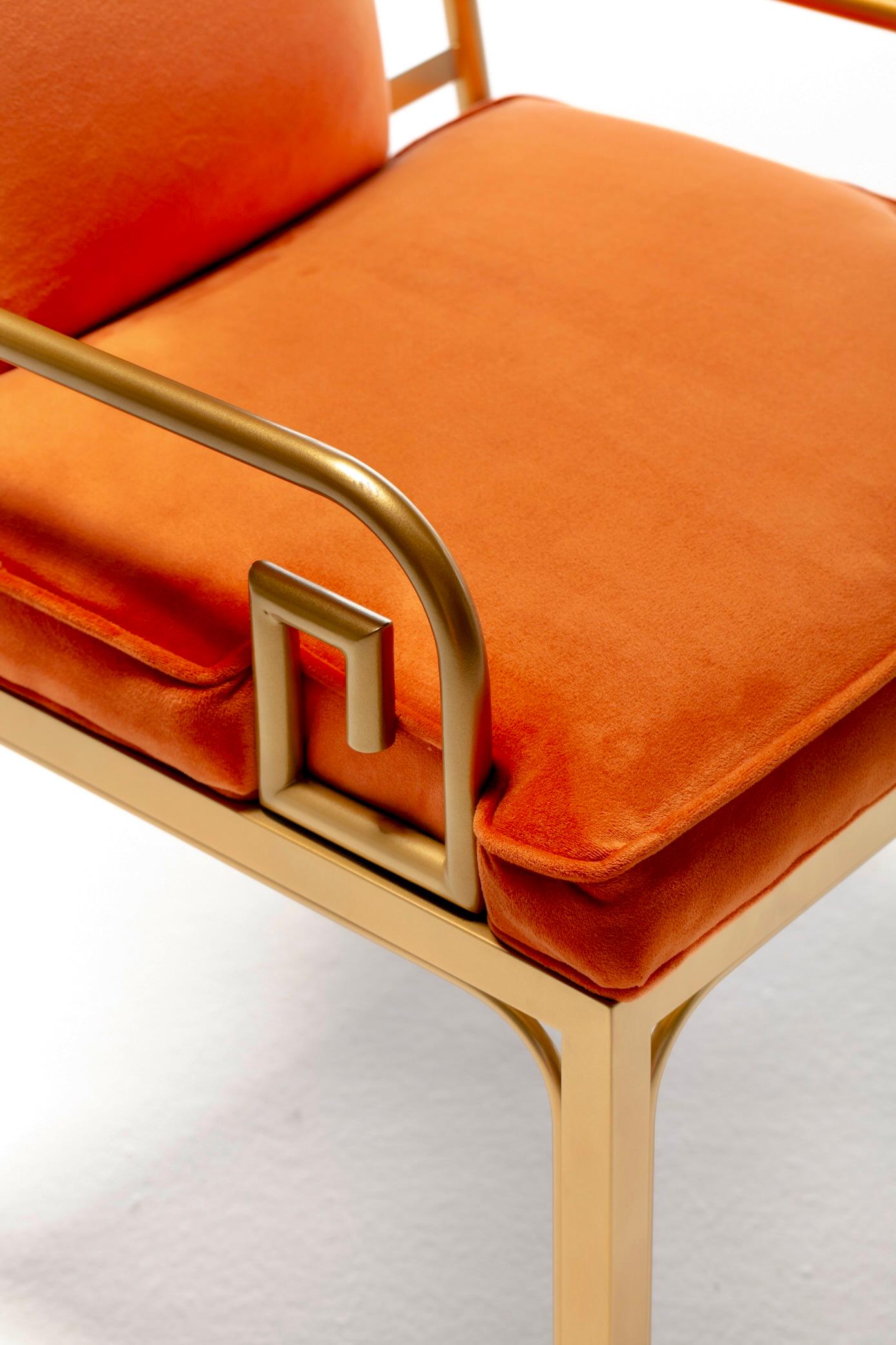 Mastercraft Hollywood Regency-Esszimmerstühle aus Messing mit griechischem Schlüssel, 8er-Set im Angebot 10