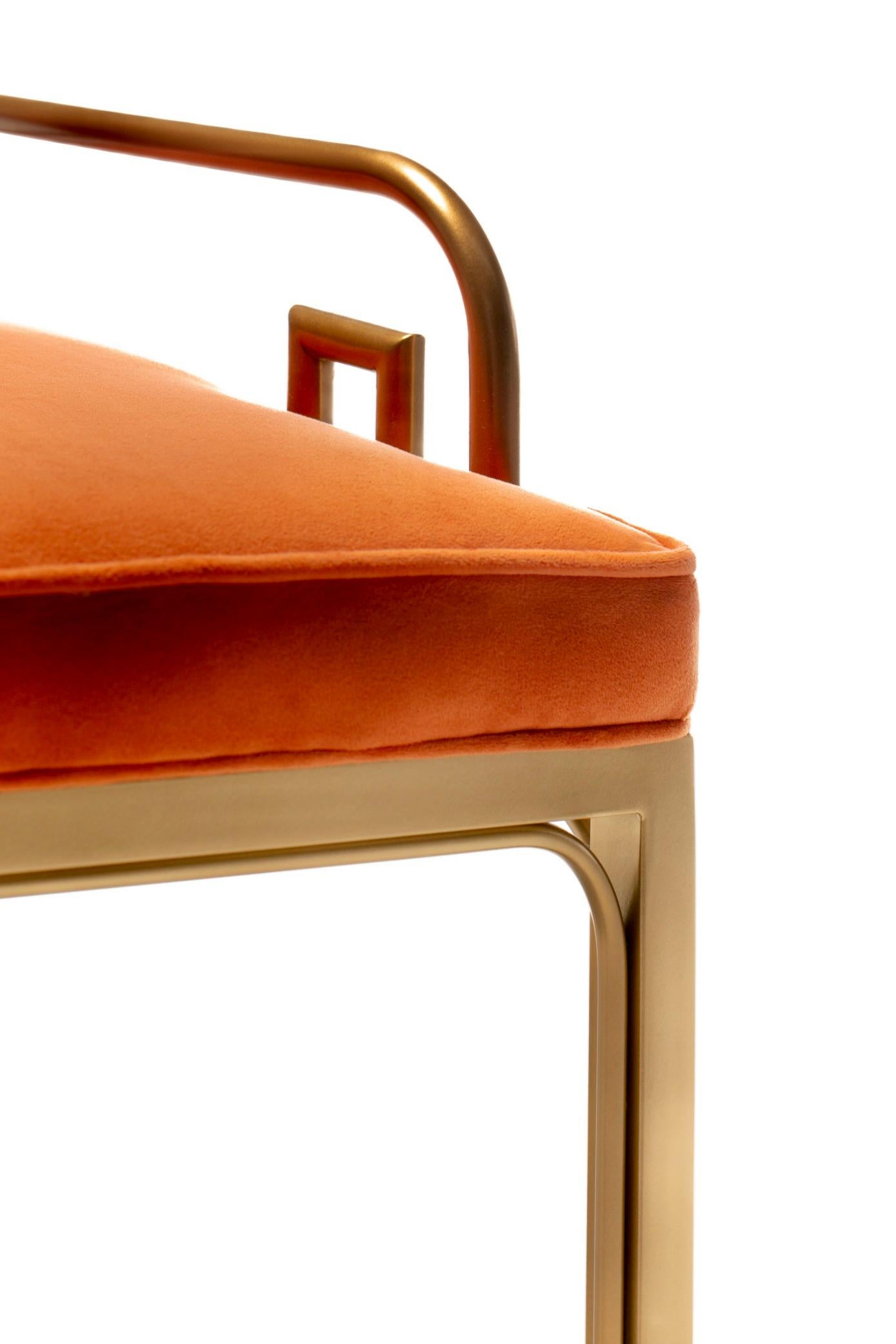 Mastercraft Hollywood Regency-Esszimmerstühle aus Messing mit griechischem Schlüssel, 8er-Set im Angebot 12