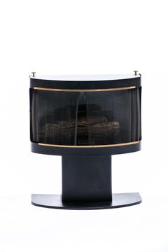 Camino indipendente in ottone e metallo Mastercraft, anni '70 circa