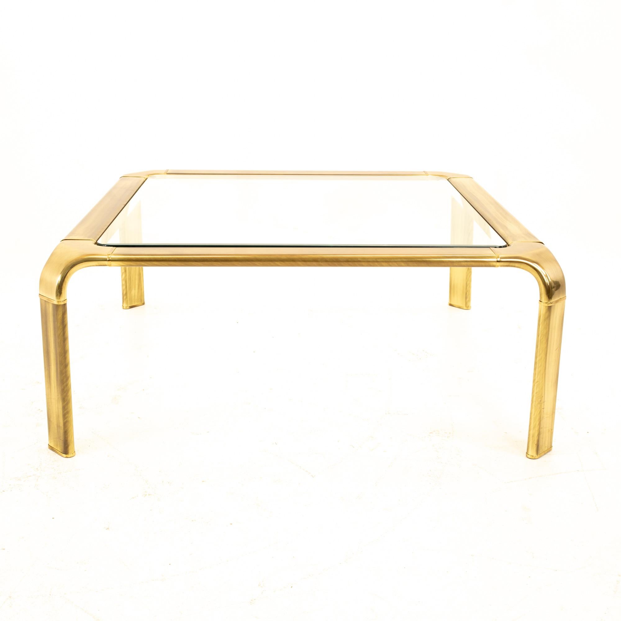 mastercraft brass coffee table