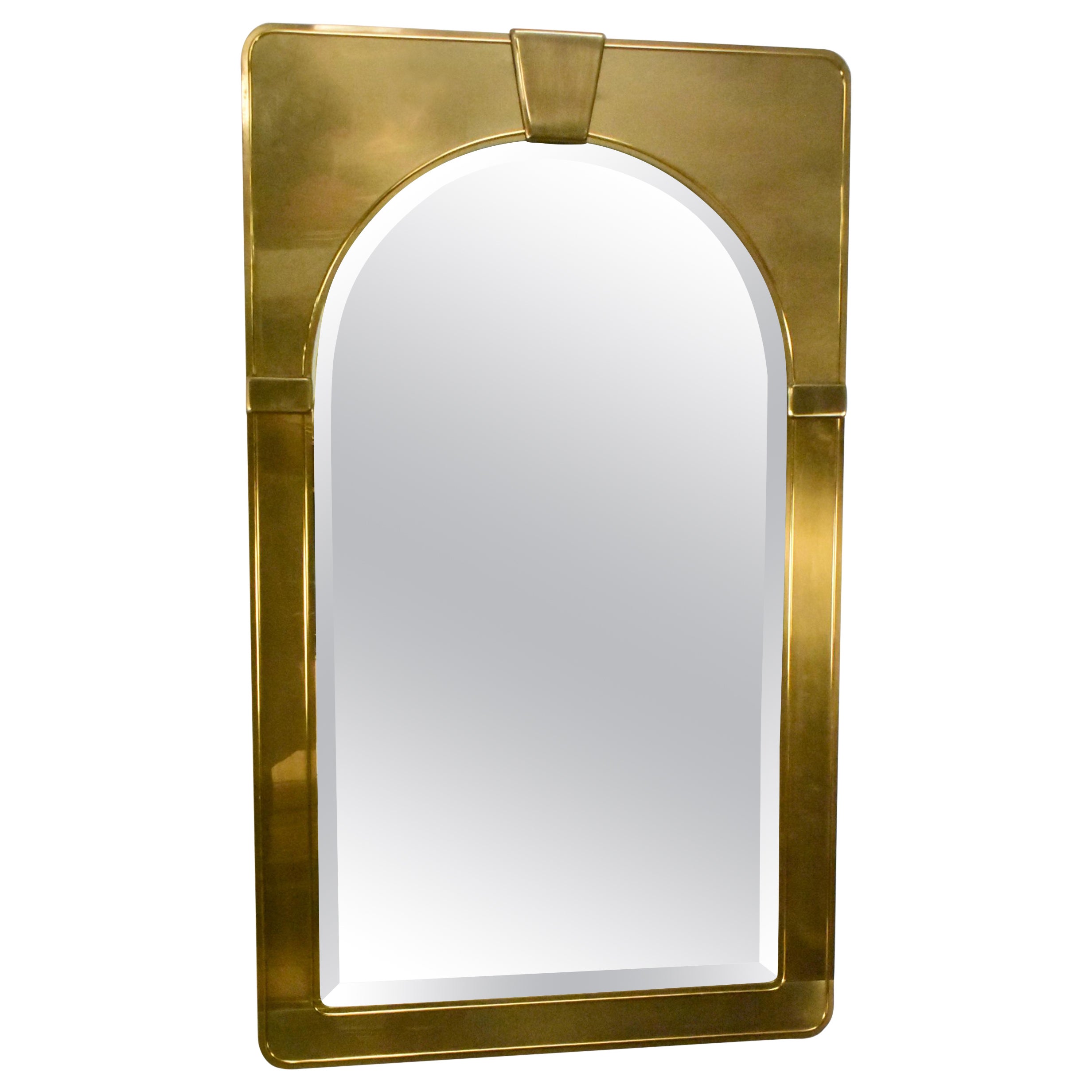 Mastercraft Brass Mirror For Sale