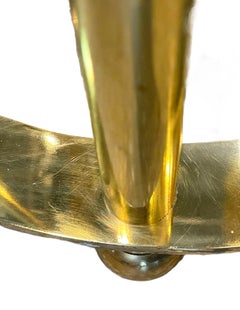 Mastercraft Brass Racetrack Dining Table