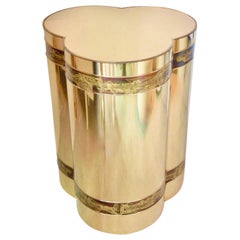 Mastercraft Brass Trefoil Table by Bernhard Rohne