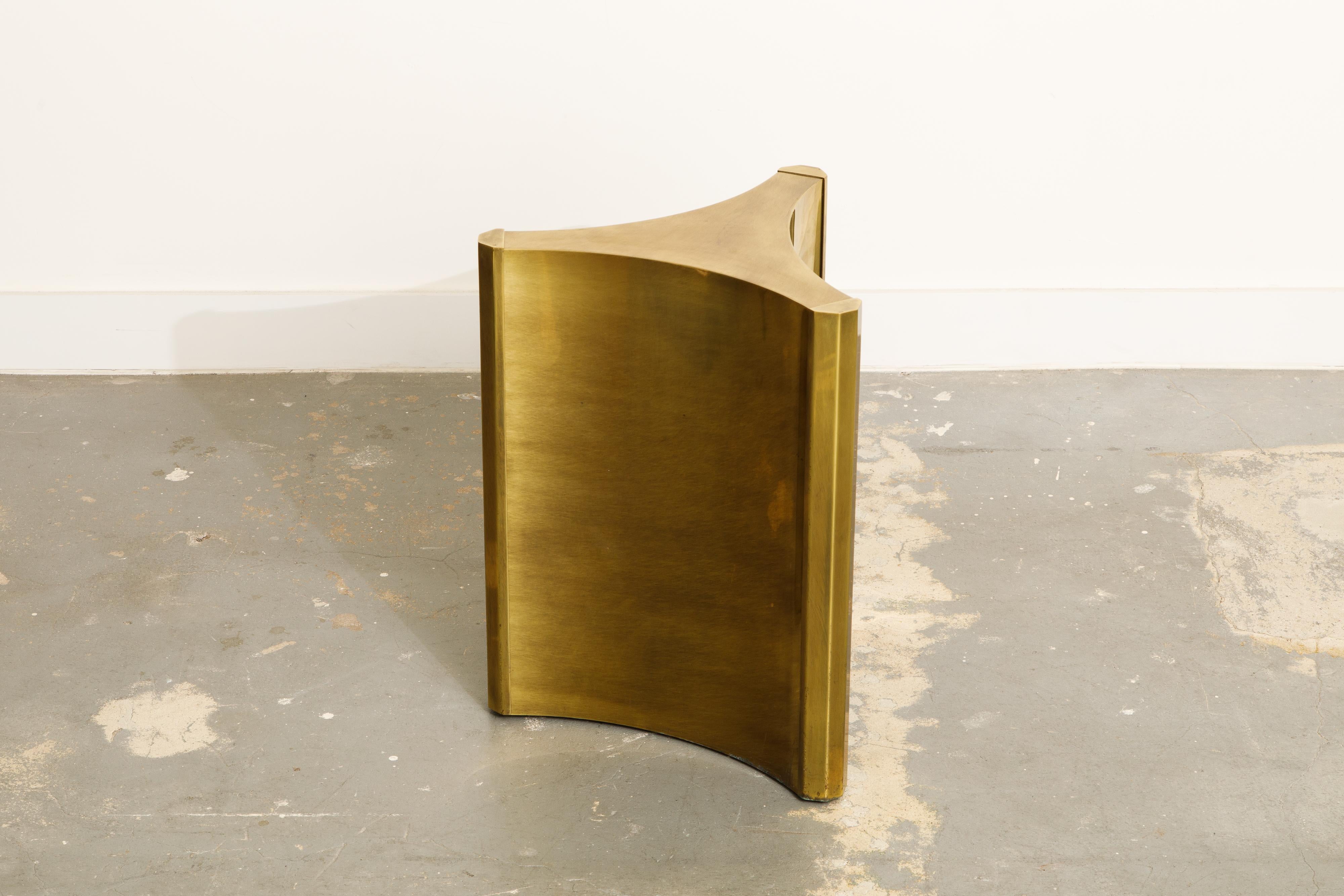 brass tulip table base