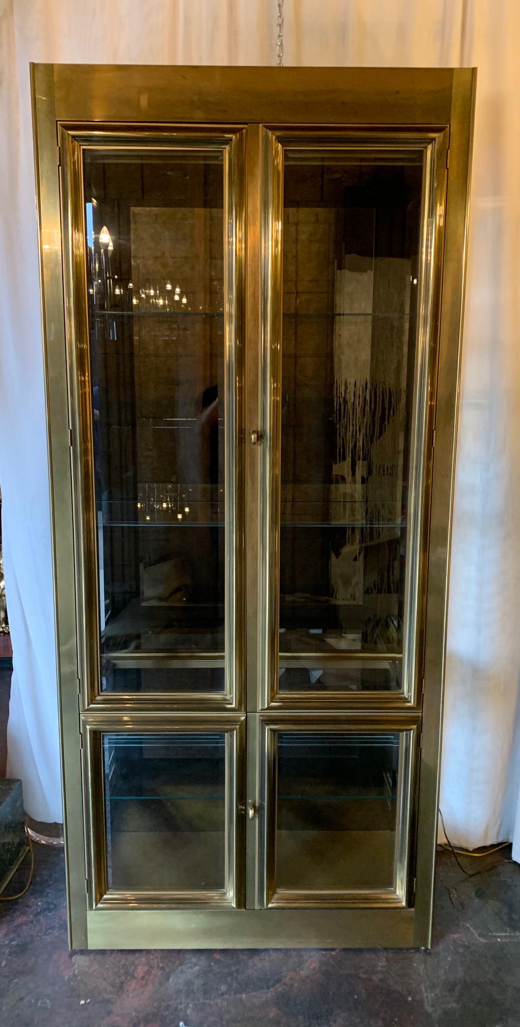 Other Mastercraft Brass Vitrine/Display Cabinet