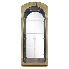 Mastercraft Brass Vitrine / Display Cabinet