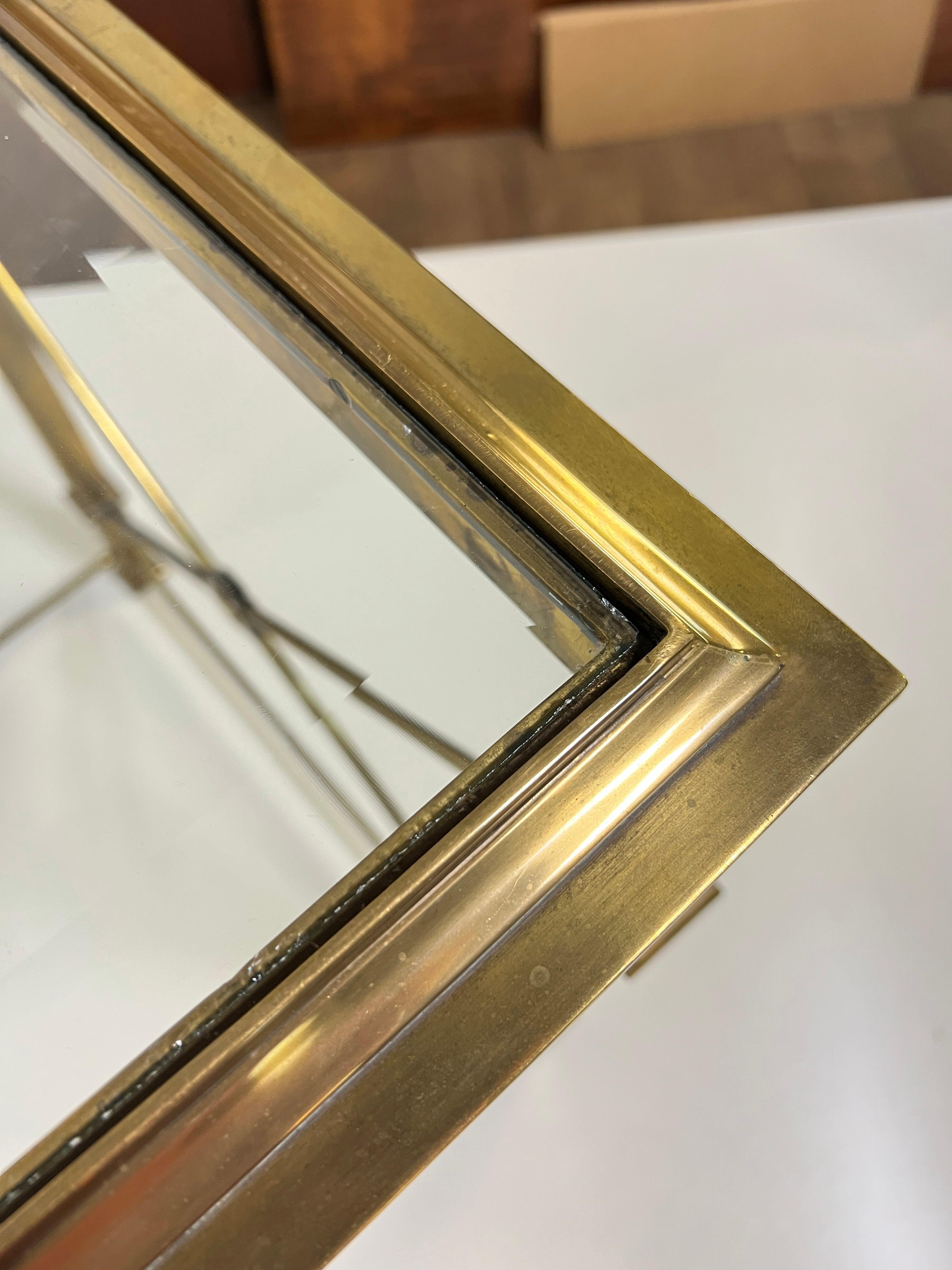 Mastercraft Brass Writing Desk and Chair Circa 1960s For Sale 6