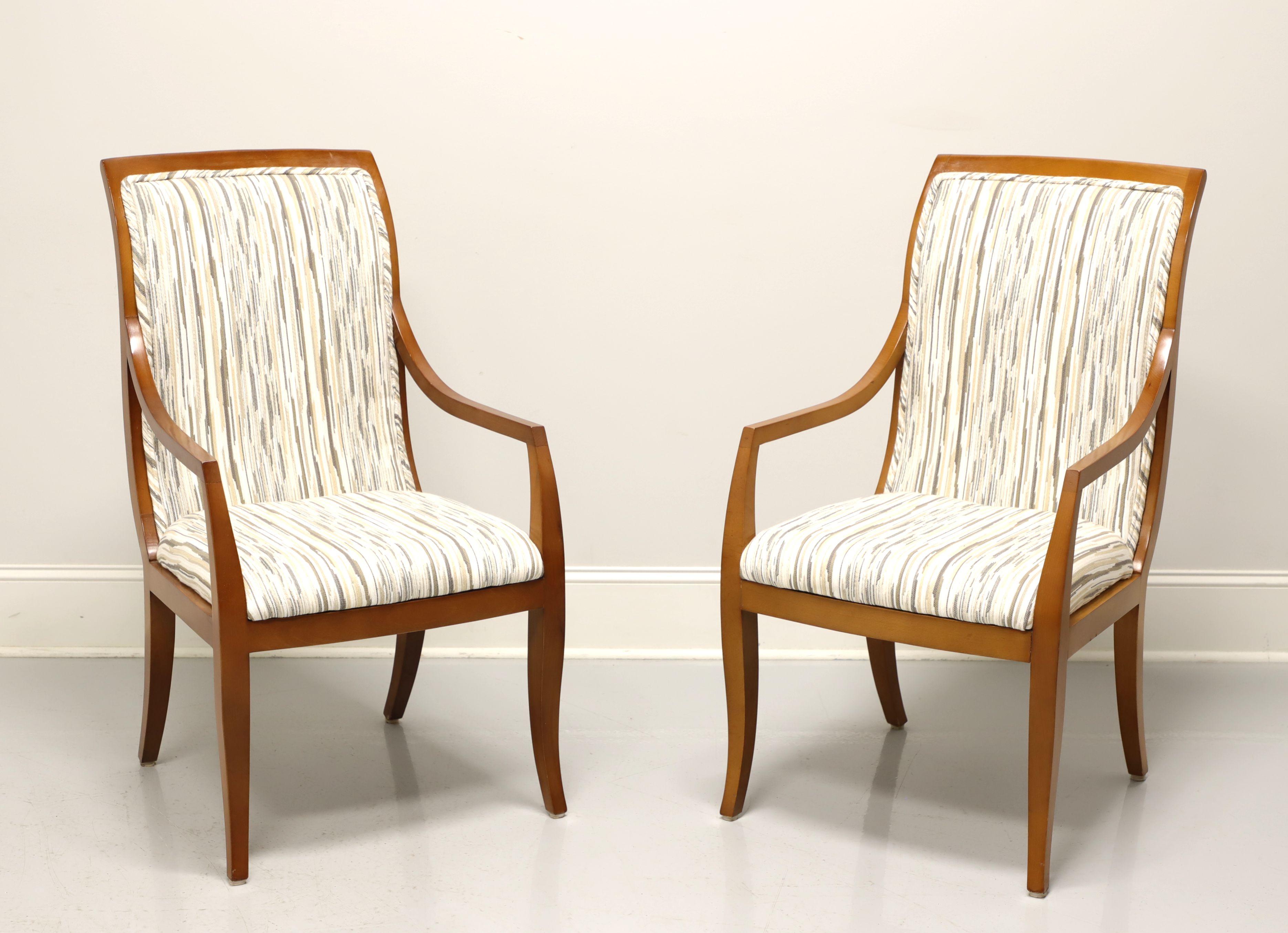 MASTERCRAFT by Baker Contemporary Dining Armchairs - Pair 5