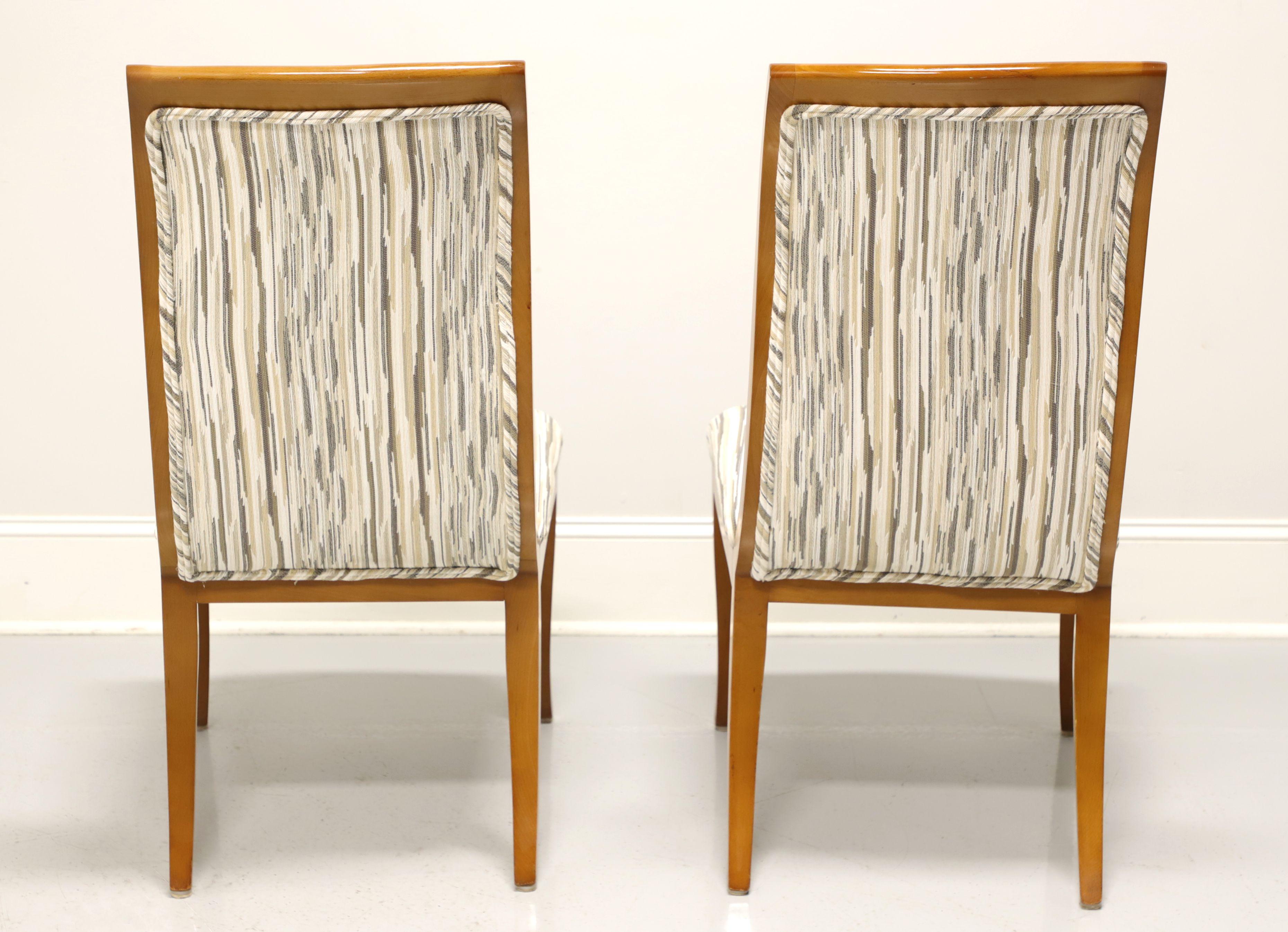 MASTERCRAFT by Baker Contemporary Dining Side Chairs - Pair In Good Condition For Sale In Charlotte, NC
