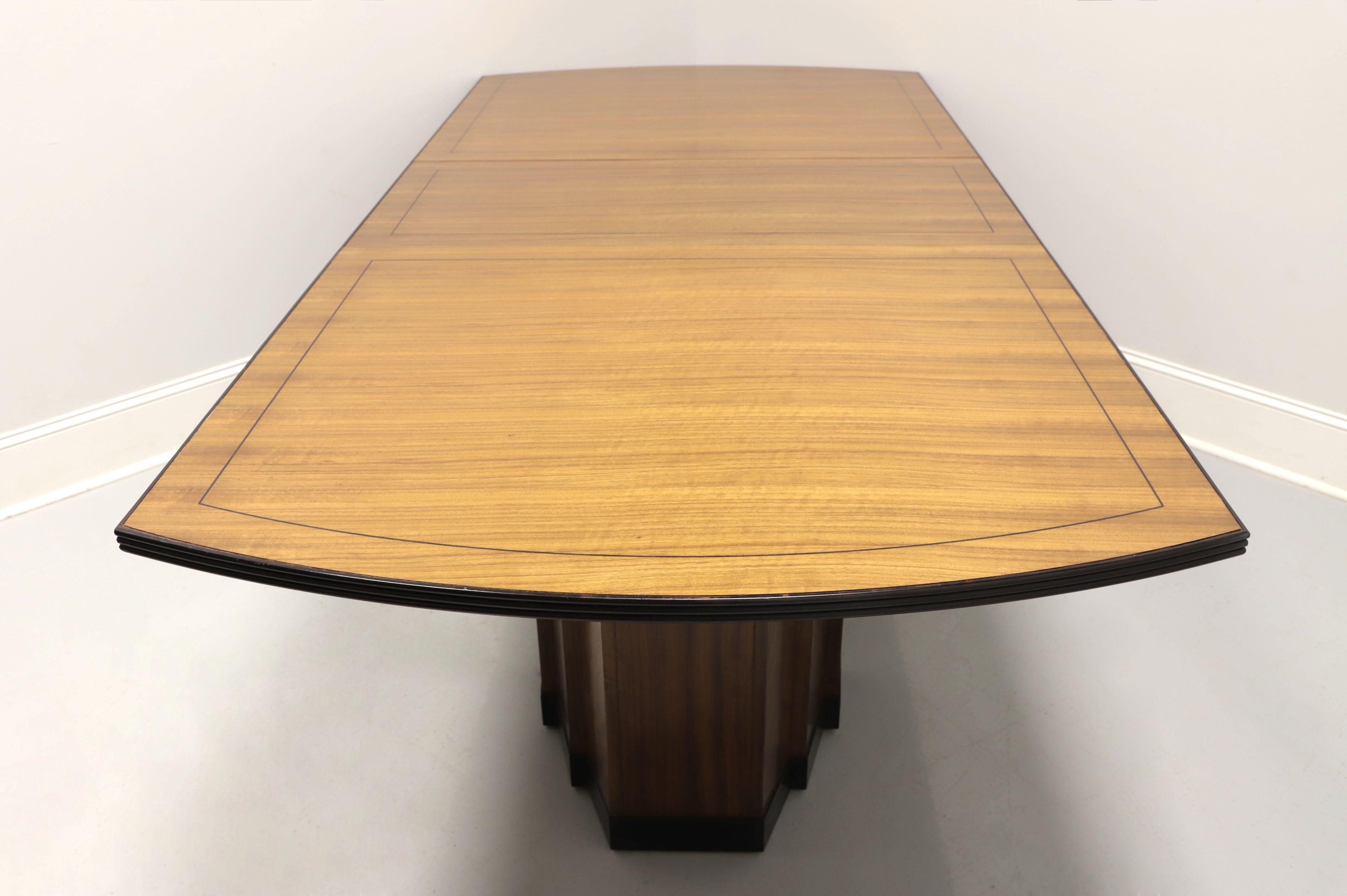 MASTERCRAFT by Baker Contemporary Dining Table In Good Condition In Charlotte, NC