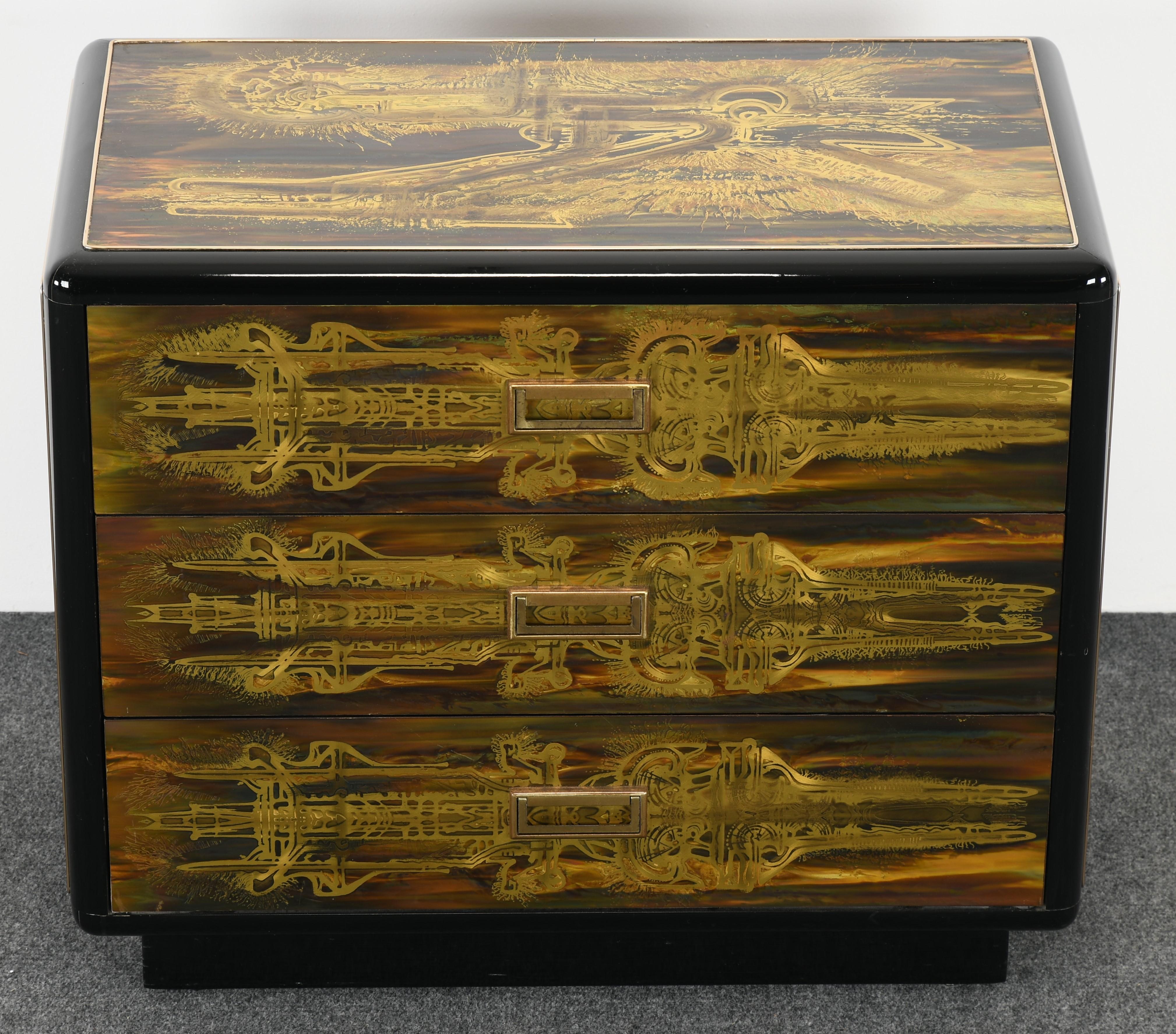 Mastercraft Chest of Drawers by Bernhard Rohne, 1960s In Good Condition In Hamburg, PA