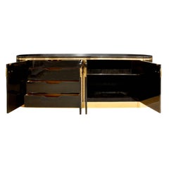 Mastercraft Chic Credenza with Rounded Ends 1970s