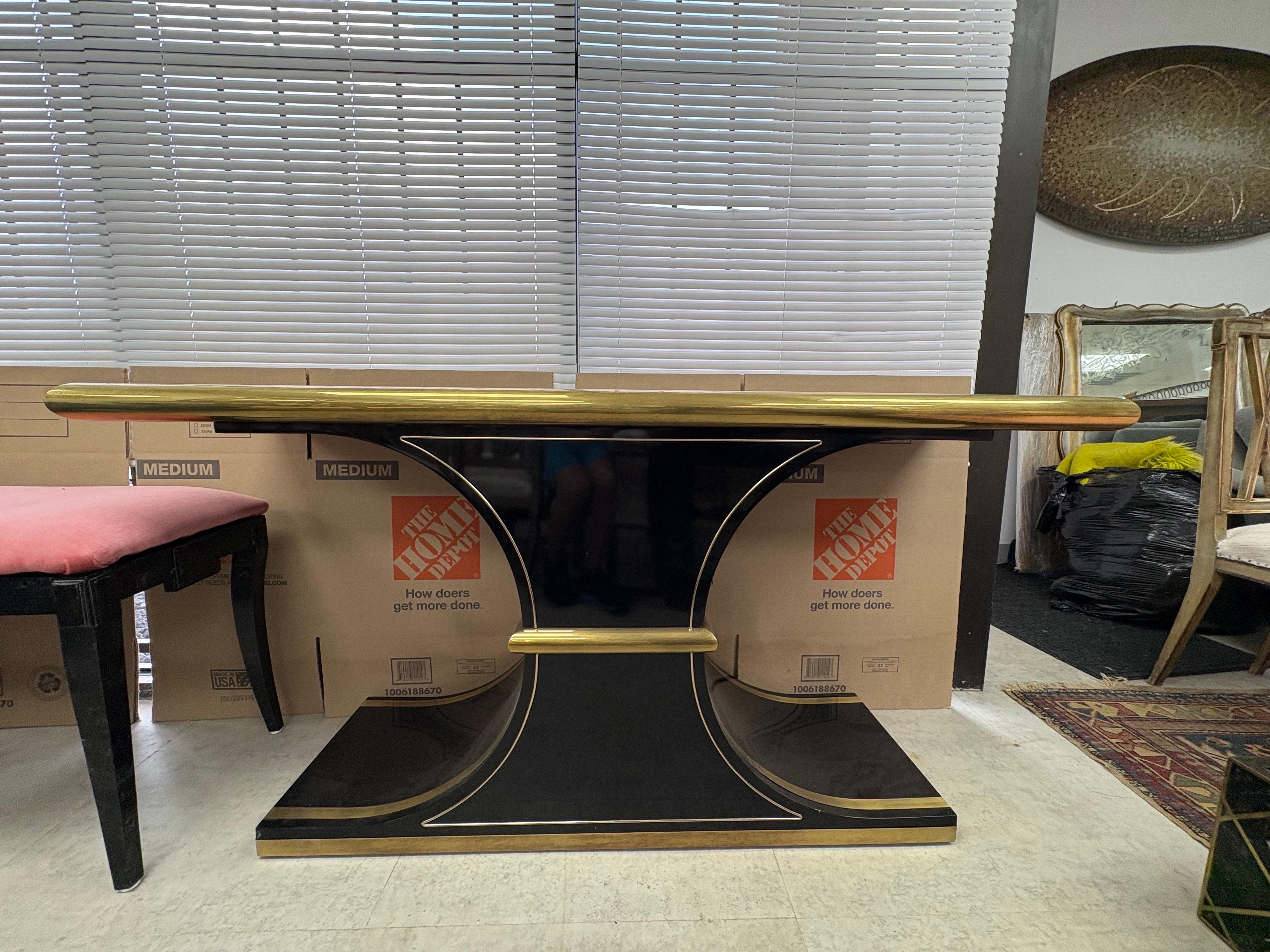 Mesa consola Mastercraft diseñada por William Doezema Posmoderno en venta
