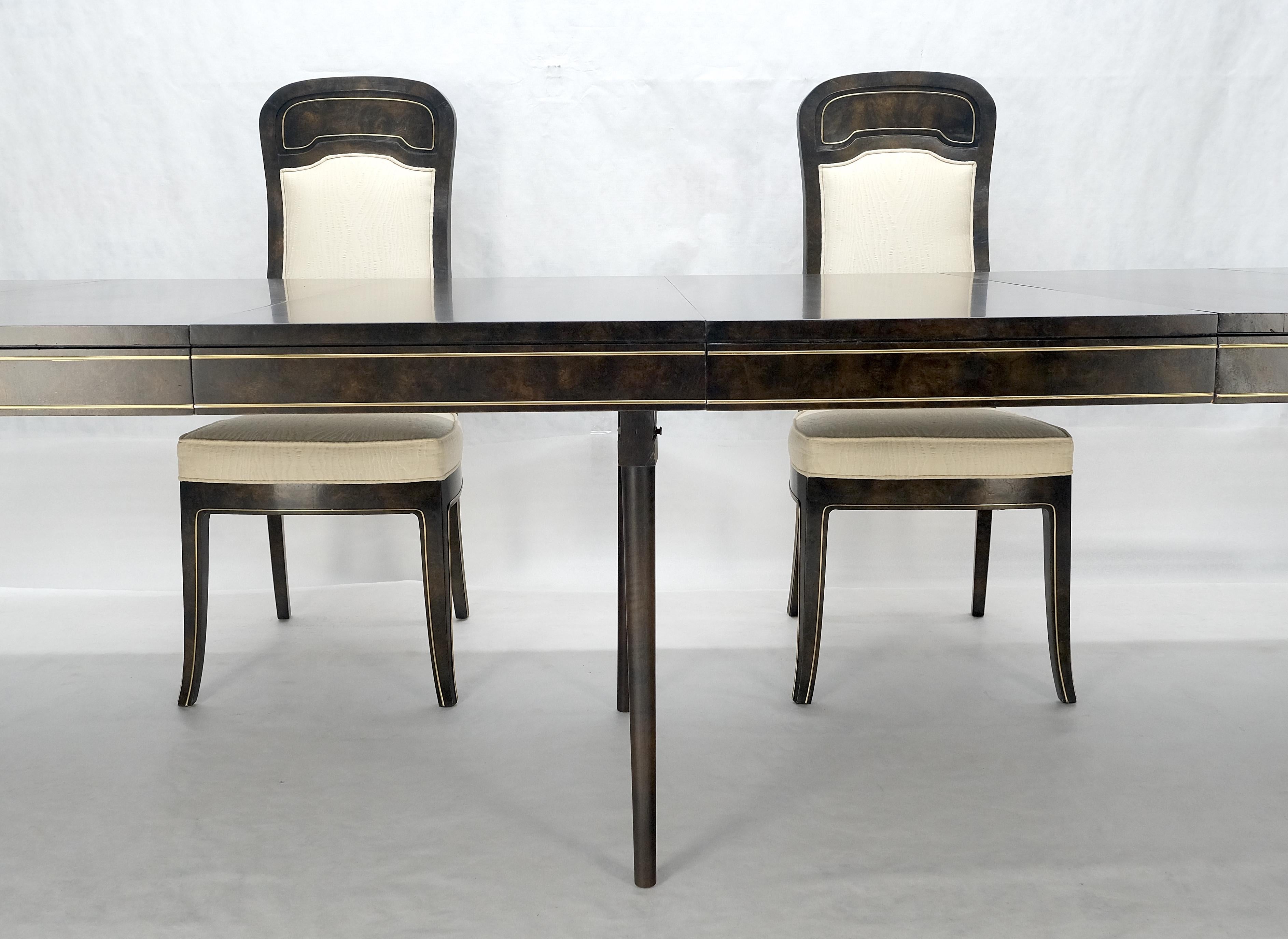 Américain Mastercraft Table de salle à manger ovale 4x20