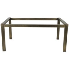 Mastercraft Dining Table with Aged Brass Finish