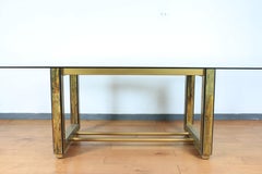 Mesa de comedor Mastercraft con tablero de cristal