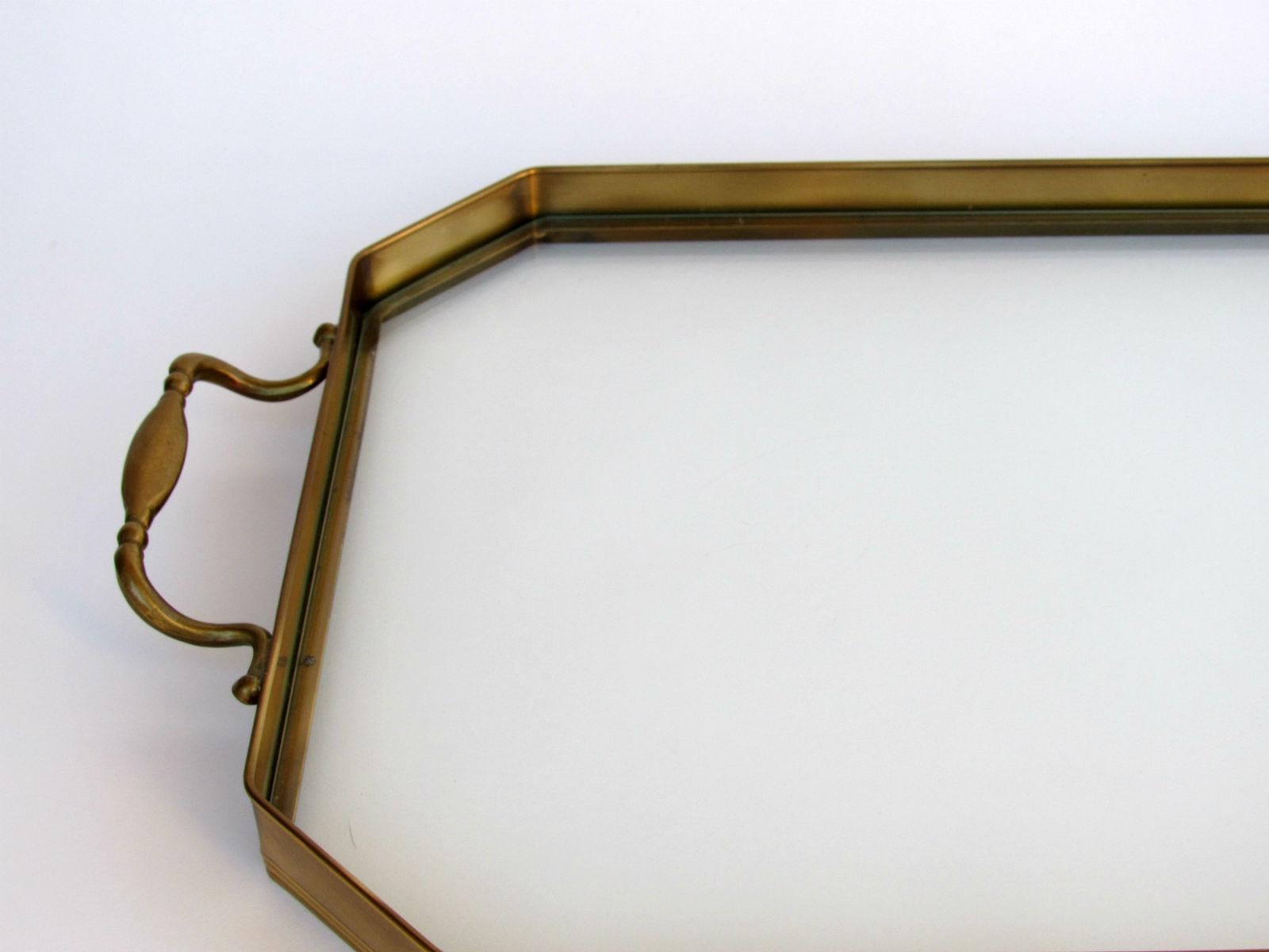 Mastercraft Bamboo Tray Table in Antique Brass, USA, 1960s-1970s 1