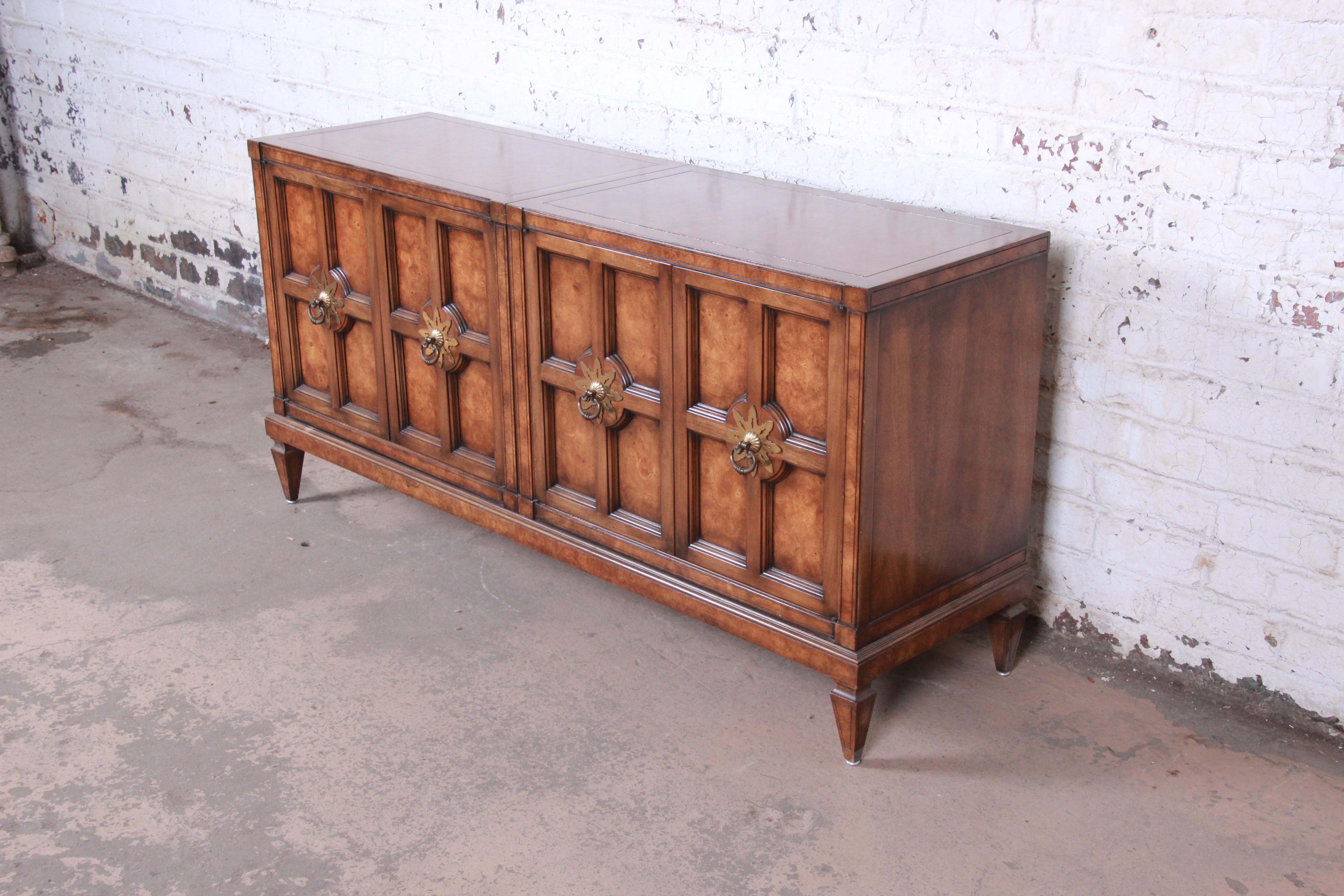 hollywood regency credenza