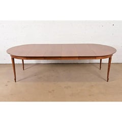 Mastercraft Hollywood Regency Cherry Extension Dining Table, Newly Refinished