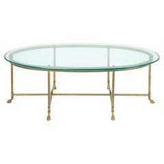 Mastercraft  Hoof Foot Brass Coffee Table.