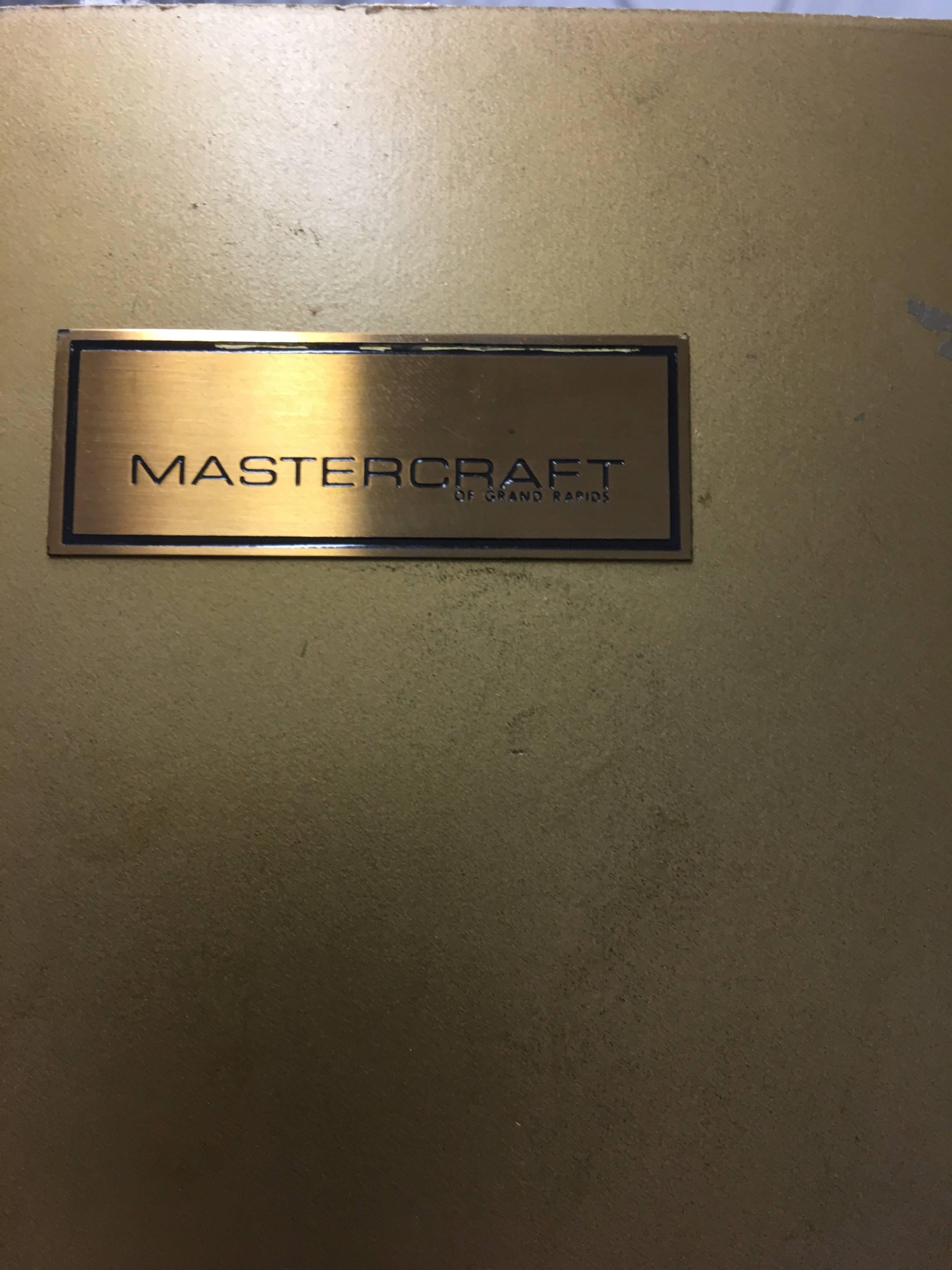 Mastercraft Illuminated Brass and Glass Vitrine 11