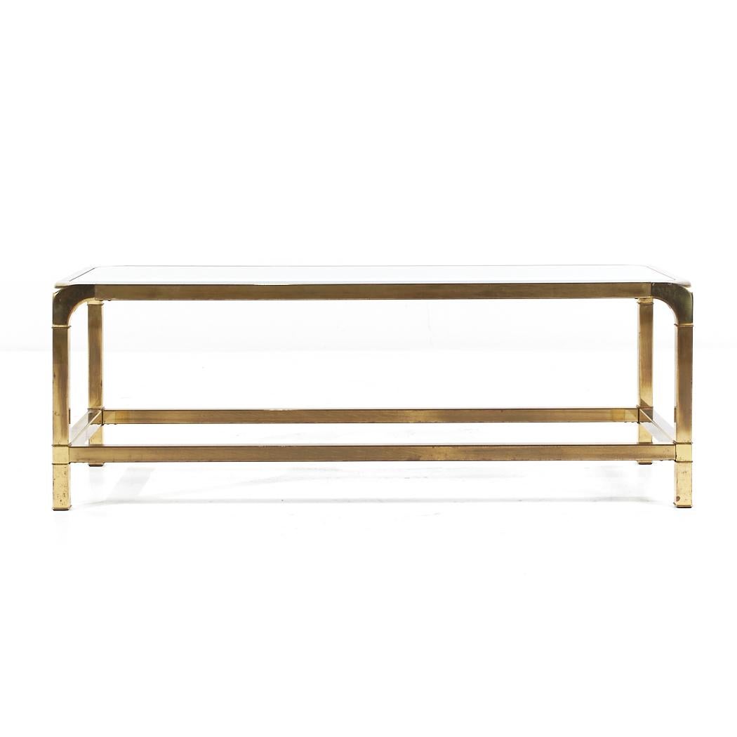 Mastercraft Mid Century Brass Coffee Table

This coffee table measures: 48 wide x 20 deep x 17 inches high

All pieces of furniture can be had in what we call restored vintage condition. That means the piece is restored upon purchase so it’s free of