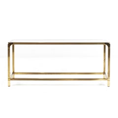 VENDIDA 02/06/24 Mesa consola Mastercraft Mid Century Brass