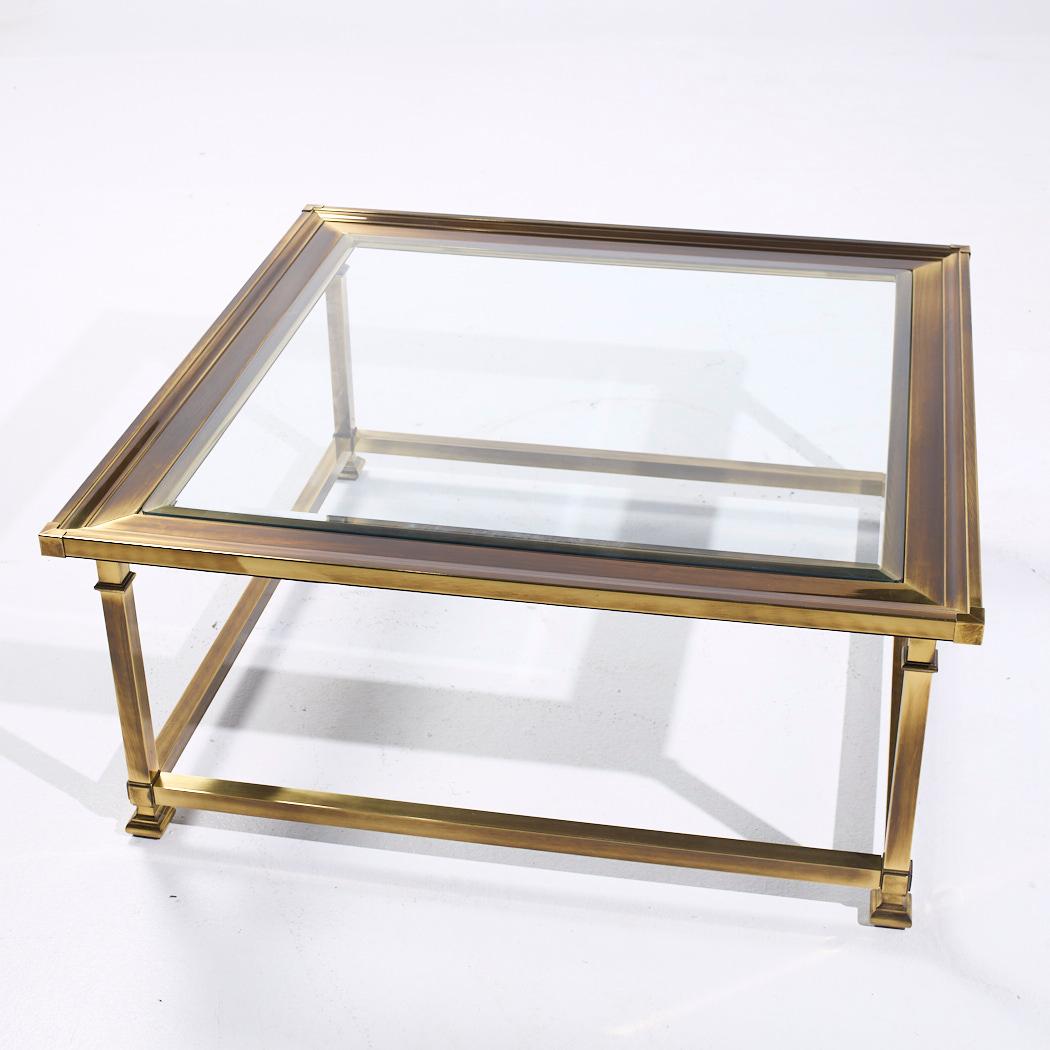 Laiton Table basse Mastercraft Mid Century en vente