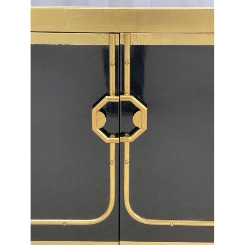Mastercraft, Mid-Century Modern, Gilt, Ebonized Sideboard, USA, 1960s For Sale 3