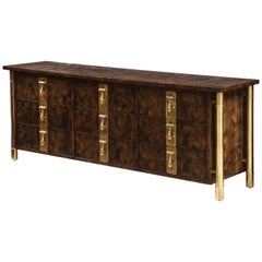 Mastercraft Nine-Drawer Dresser with Brass Hadware