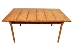 Mastercraft Originals Inc. Mid Century Modern Burl Inlay Dining Table