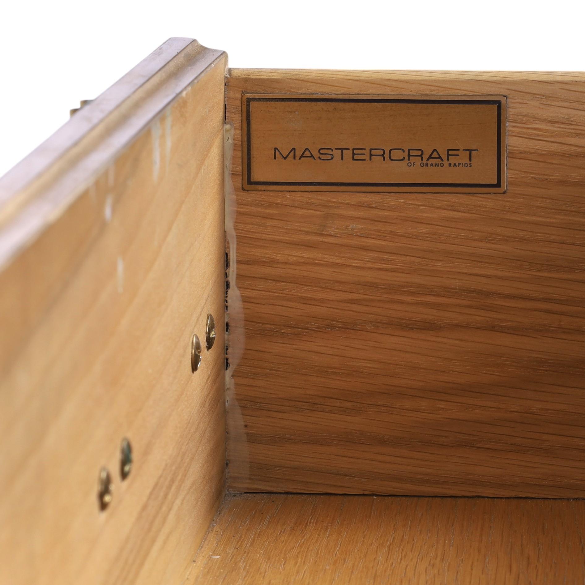 Mastercraft Pair of Mid Century Brass Chests on Stands For Sale 9