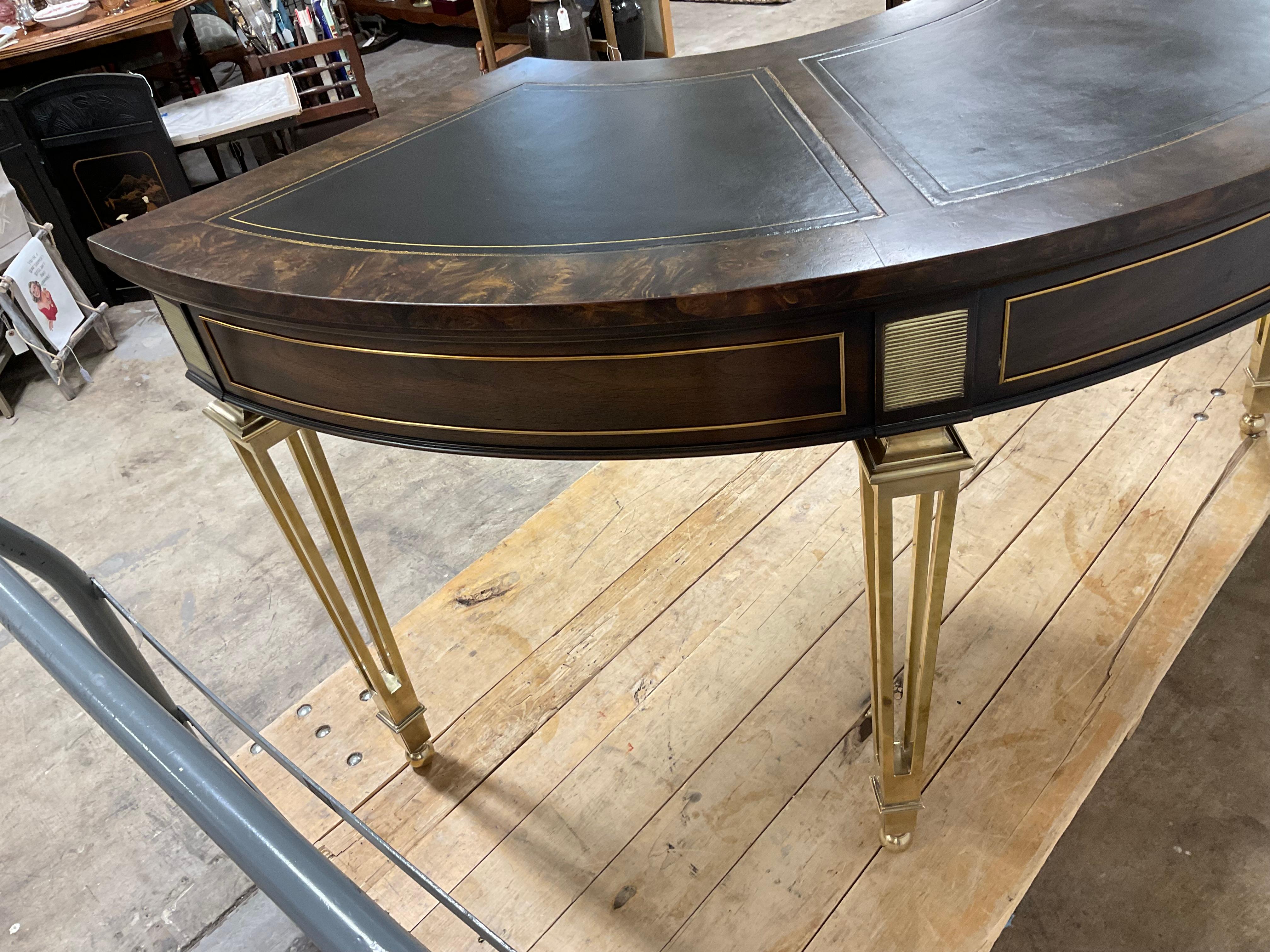 Mastercraft Semicircular Desk, 1970s 4