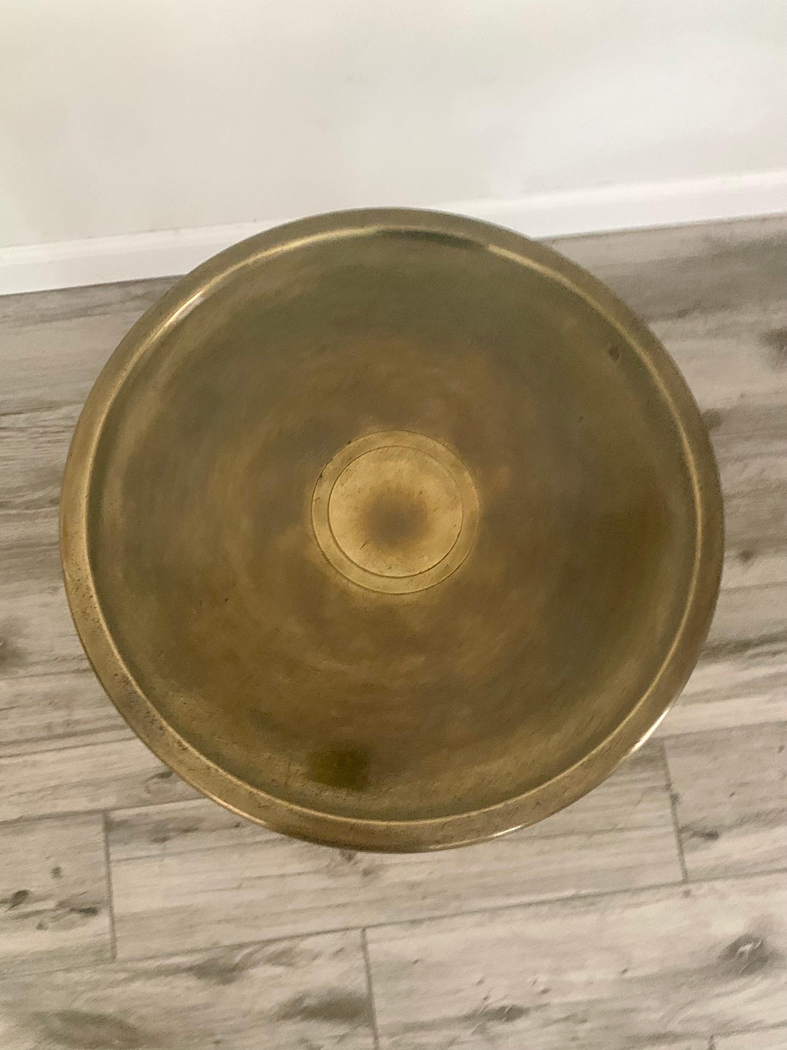 American Mastercraft Side Table in Brass