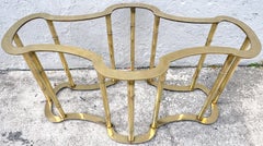 Mastercraft  Solid Brass Faux Bamboo Dinning Table Base, Made in Italy