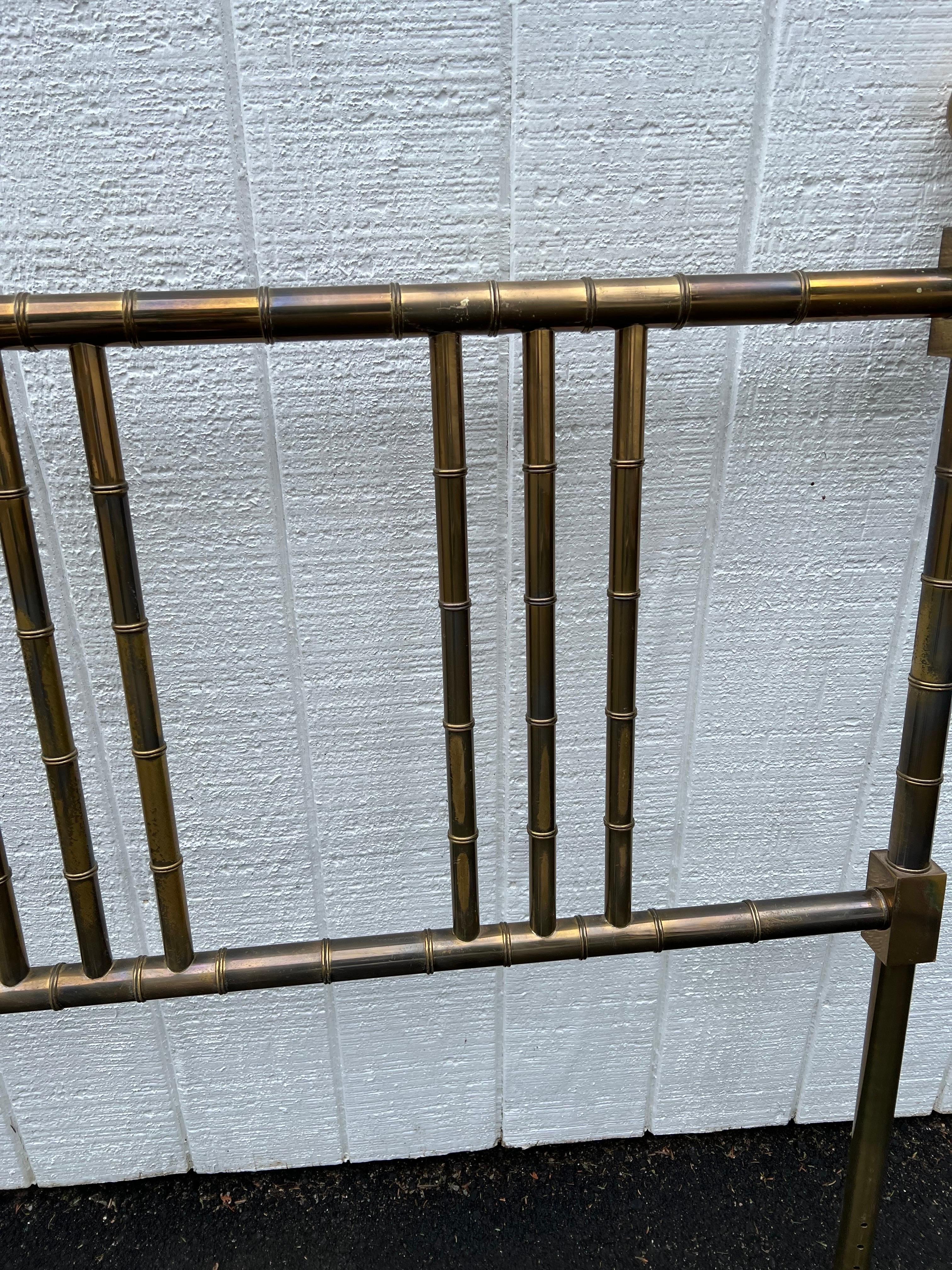 antique brass headboard king
