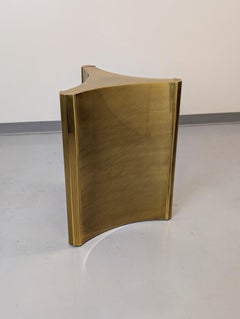 Piedistallo in ottone Mastercraft "Trilobi