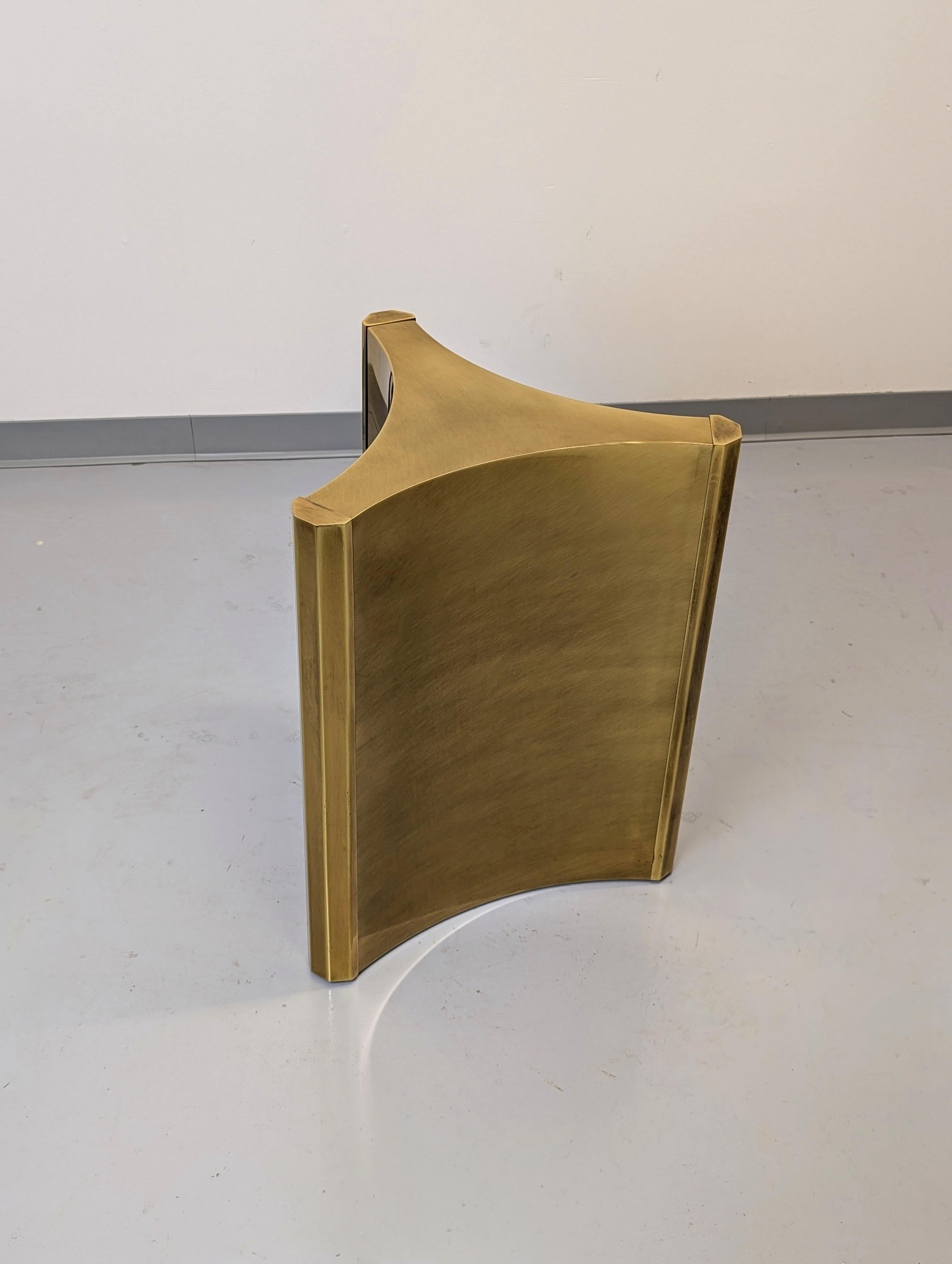 Plaqué Piédestal en laiton 