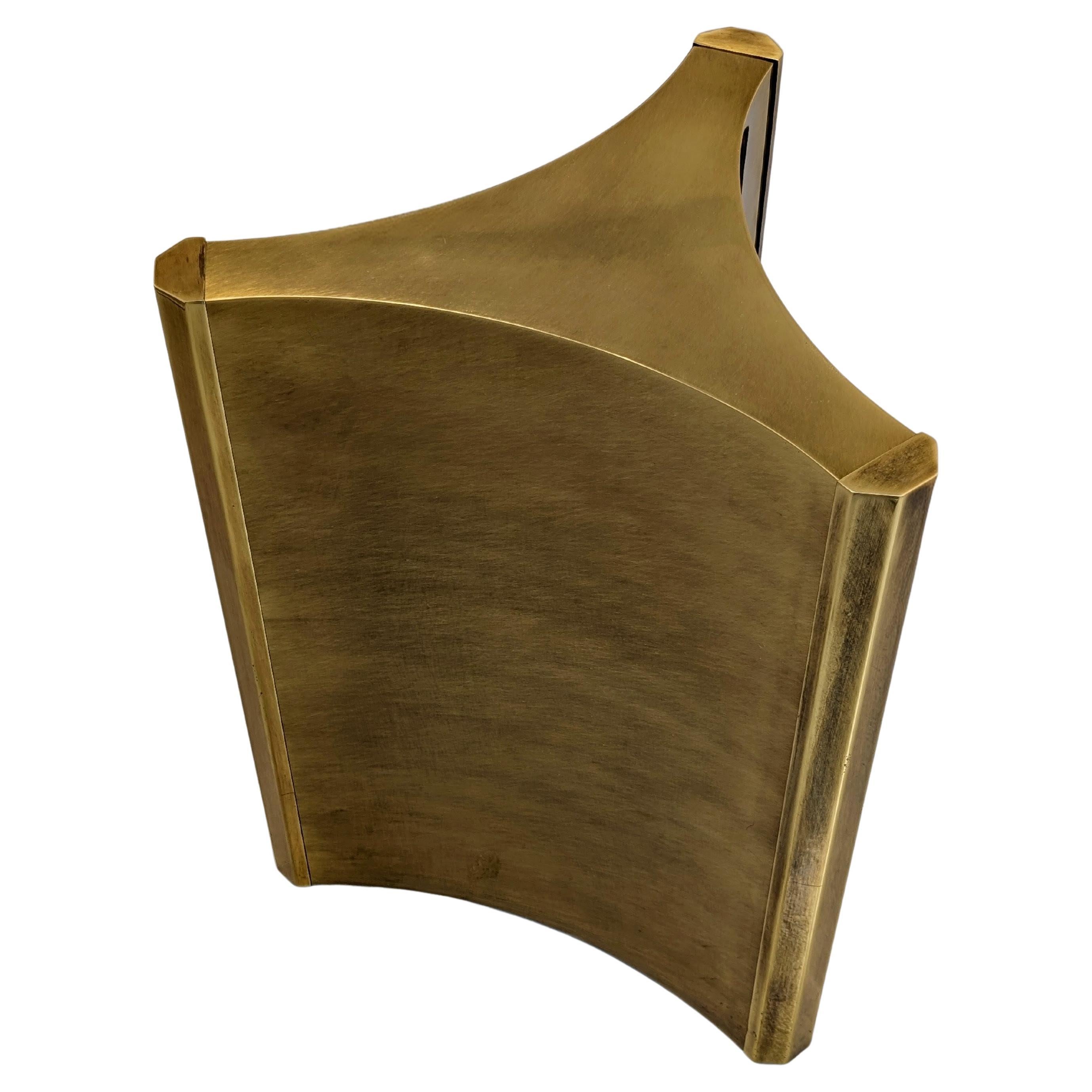 Piédestal en laiton "Trilobi" de Mastercraft