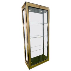 Mastercraft Vitrine Messing & Ebonisiert