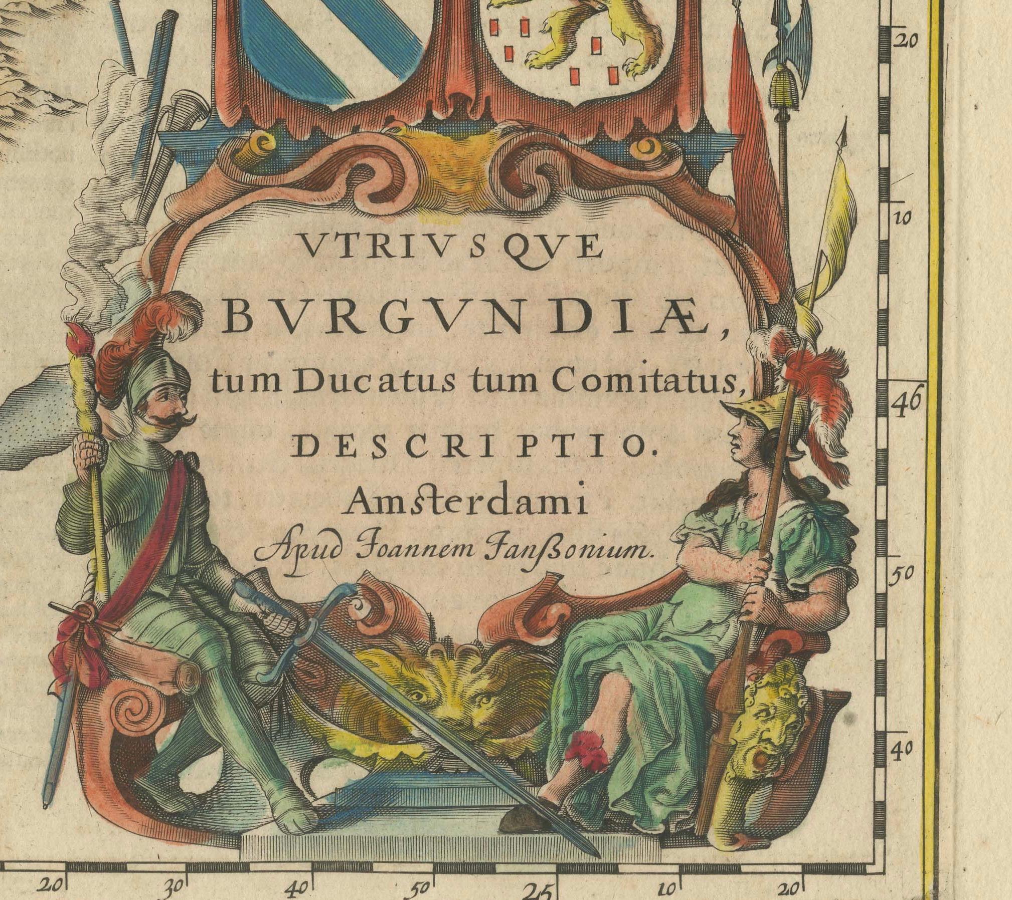 Masterful Cartography and Heraldic Art: Blaeu's Map of the Duchy of ...