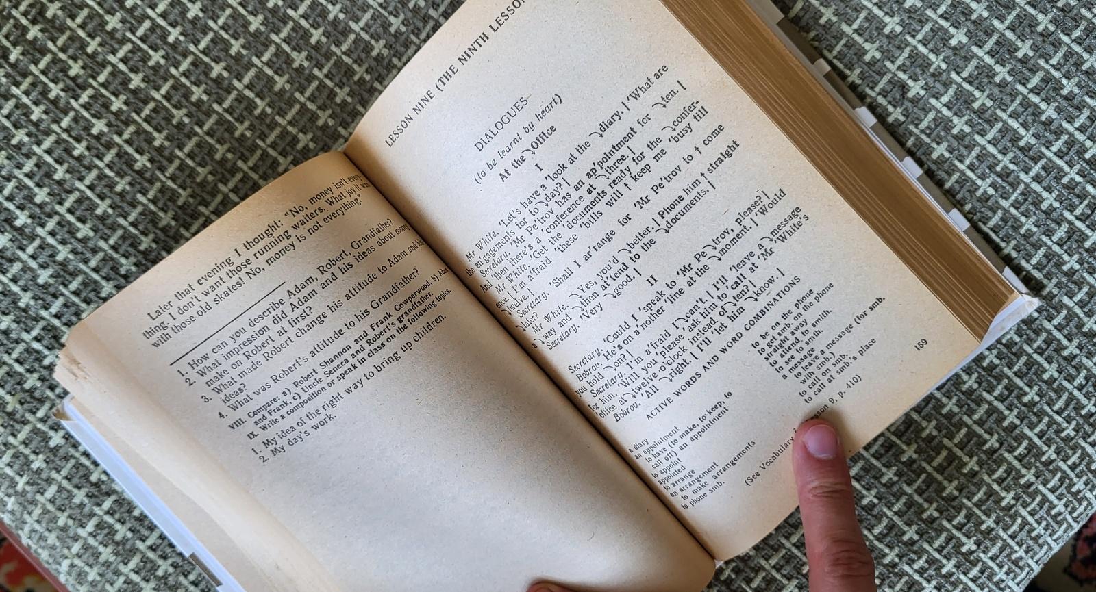 Carta Padroneggiare l'inglese: Libro di studio vintage - Edizione di autoapprendimento, N.d. Bonk, 1J32 in vendita